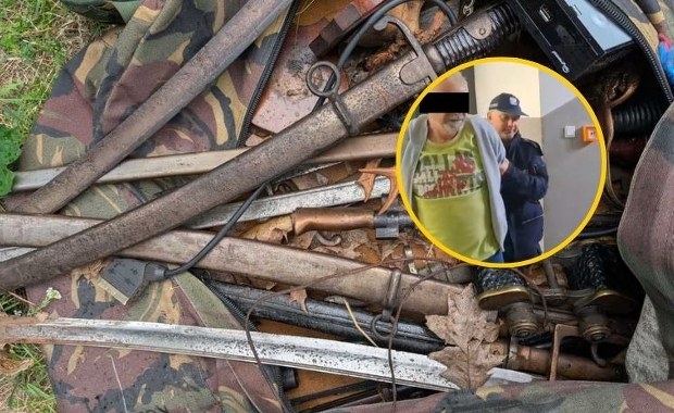 Działo przeciwlotnicze, granaty i bagnety. Zgłosił włamanie, trafił do aresztu