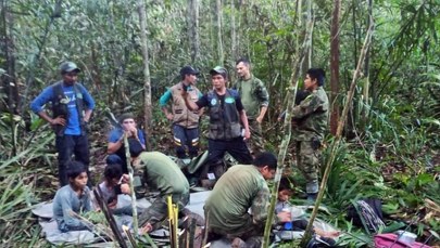 Dzieci odnalezione po 40 dniach w puszczy. Przeżyły katastrofę samolotu