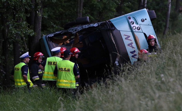 Dzieci ranne w wypadku autobusu. Wracały z zielonej szkoły w Łebie