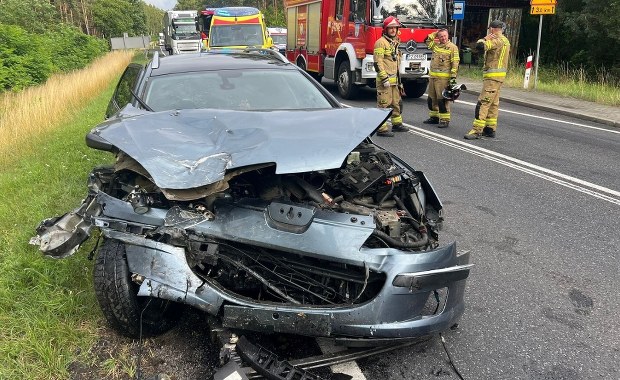 Dzieci trafiły do szpitala. Poważny wypadek w Lubuskiem