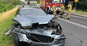Dzieci trafiły do szpitala. Poważny wypadek w Lubuskiem