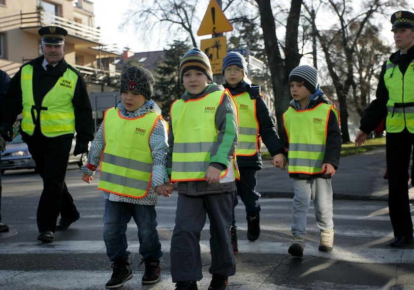 Dzieci trzeba uczyć zachowania na drodze od najmłodszych lat /Karolina Misztal /Reporter