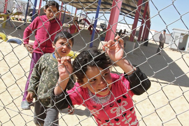 Dzieci w obozie dla syryjskich uchodźców w Jordanii /JAMAL NASRALLAH /PAP/EPA