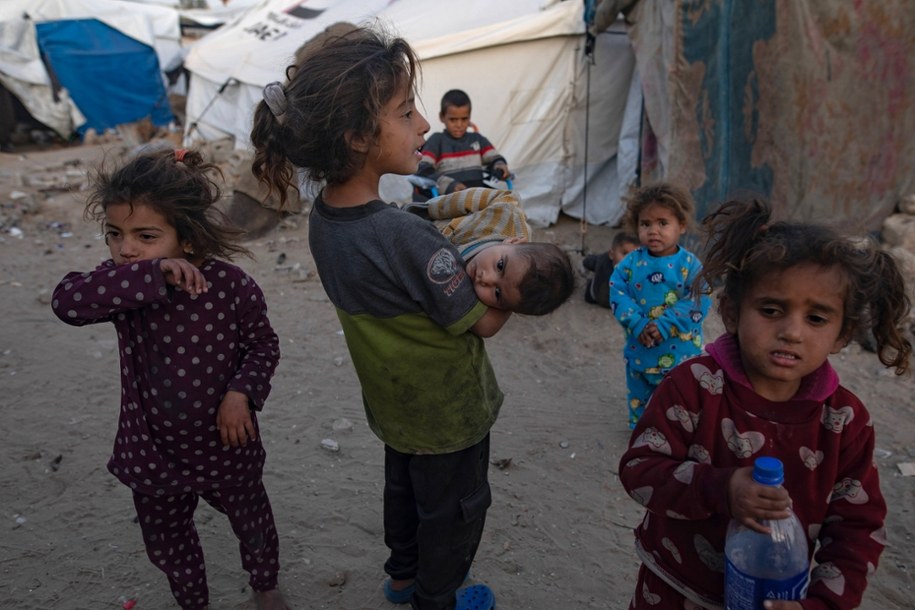 Dzieci w Strefie Gazy /HAITHAM IMAD /PAP/EPA
