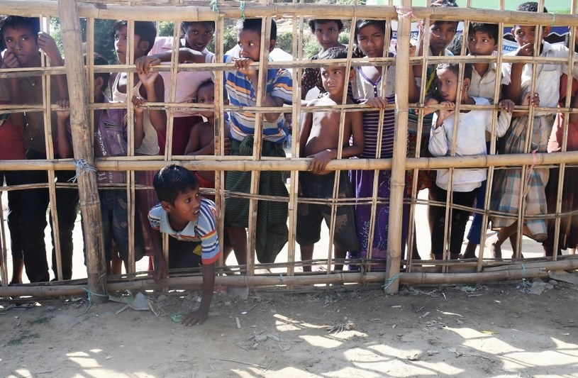 Dzieci z mniejszości Rohingja /AFP