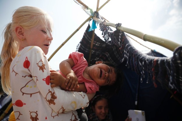 Dzieci z obozu Moria /DIMITRIS TOSIDIS /PAP/EPA
