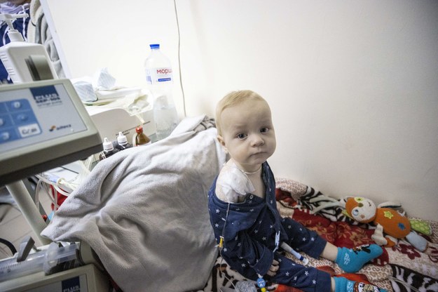 Dziecięcy szpital w Kijowie /AA/ABACA /PAP