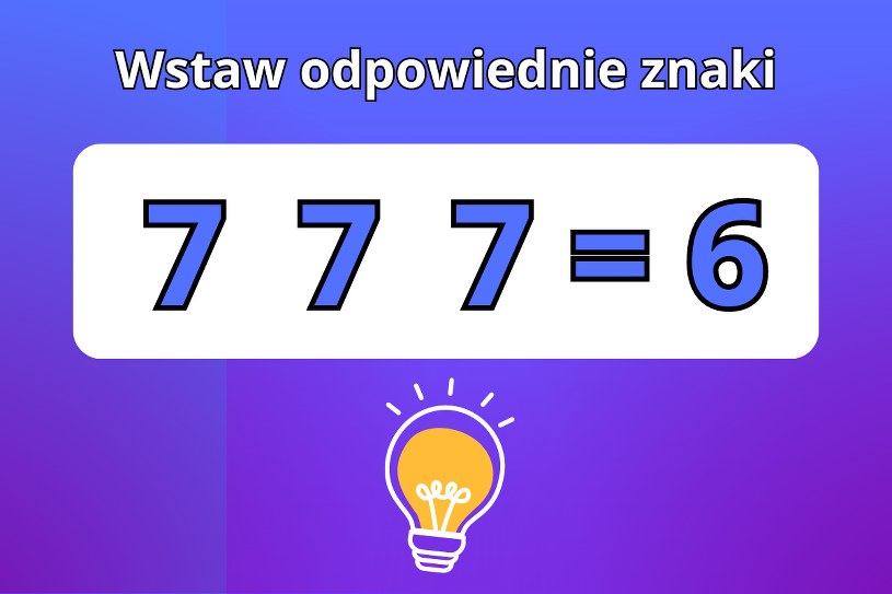 Dziecinnie prosta zagadka matematyczna. Dorośli mają z nią problem