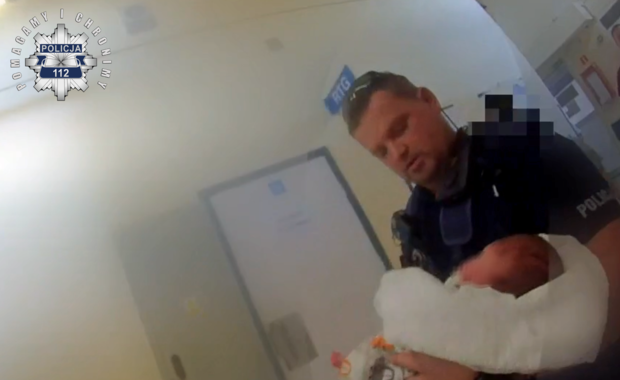 Dziecko nie oddychało. Policjanci z Radomia uratowali noworodka 