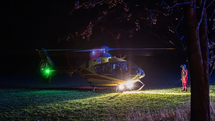 Dziecko wypadło z okna w Wadowicach. Lądował LPR