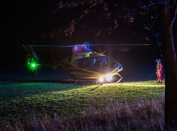 Dziecko wypadło z okna w Wadowicach. Lądował LPR