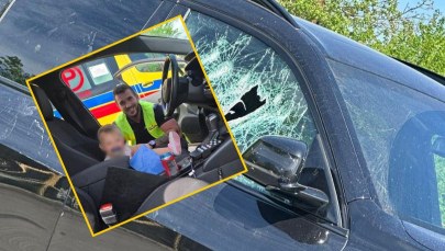 Dziecko zamknięte w rozgrzanym aucie. "Nie reagowało na wołanie"