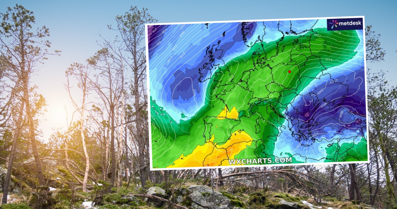 Dzięki antycyklonowi Enno poniedziałek będzie bardziej słoneczny i spokojny. Synoptycy z IMGW nie prognozują opadów deszczu /napa74/123rf/WXCHARTS /