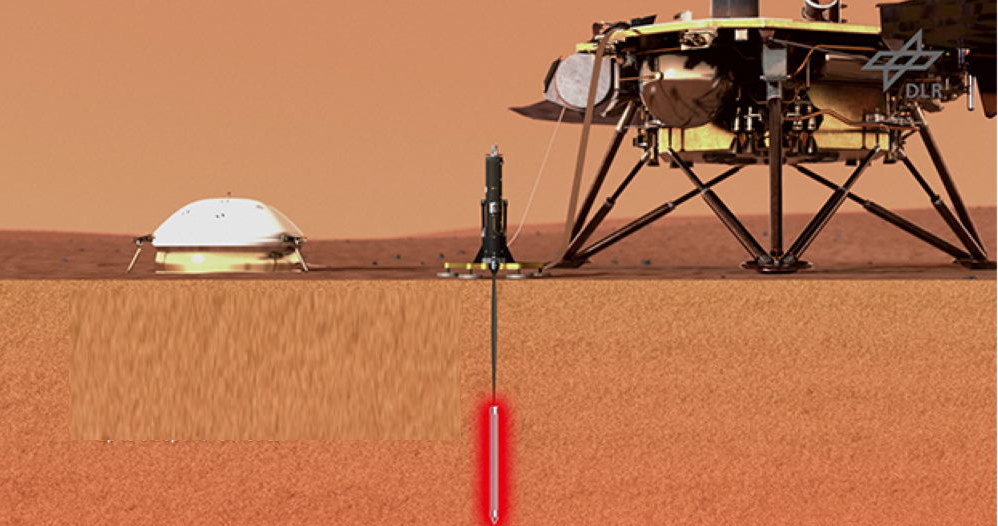 Dzięki misji dowiemy się, co kryje się we wnętrzu Marsa. Fot. DLR /materiały prasowe