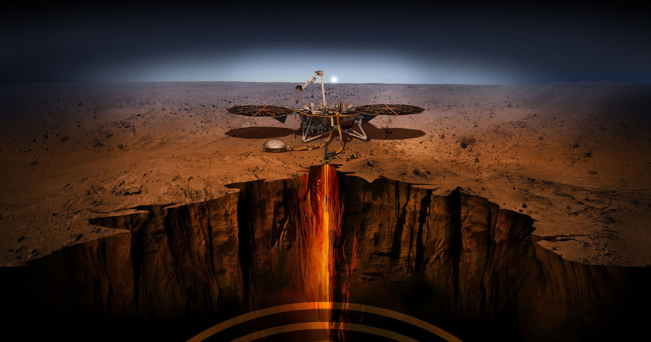 Dzięki misji dowiemy się, co kryje się we wnętrzu Marsa. Fot. NASA /materiały prasowe