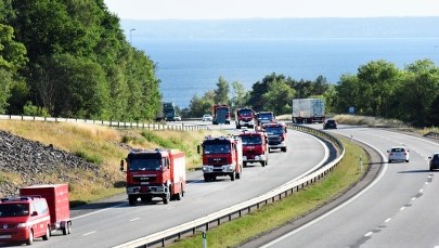 "Dziękujemy!", "Jesteście bohaterami". Polscy strażacy ruszają do akcji gaszenia pożarów w Szwecji