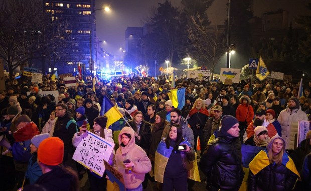 "Dziękujemy, Ukraino". Marsz na ulicach stolicy