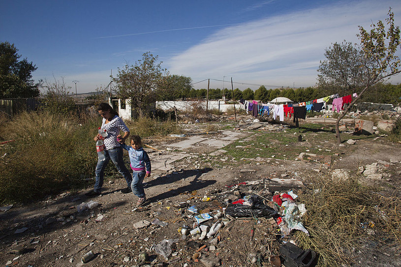 Dzielnica Cañada Real. Zagłębie biedy /Bloomberg / Contributor /Getty Images