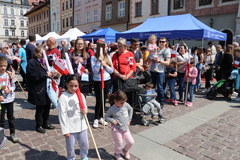 Dzień Flagi na Małym Rynku w Krakowie