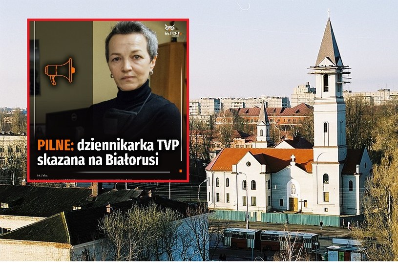 Dziennikarka TVP Iryna Słaunikawa skazana na pięć lat kolonii karnej /Wikimedia Commons/diasUndKompott; Twitter/Biełsat /