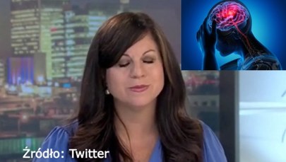 Dziennikarka z objawami udaru na wizji [zobacz nagranie]