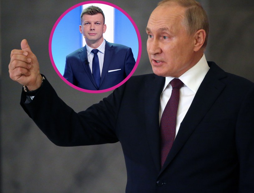 Dziennikarz Polsatu drwi z Władimira Putina /Contributor / Contributor /Getty Images