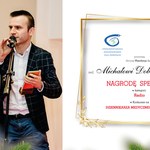 Dziennikarz RMF FM Michał Dobrołowicz otrzymał dwa wyróżnienia w konkursie "Dziennikarz Medyczny Roku 2021" 