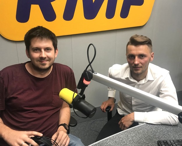 Dziennikarz RMF FM Michał Rodak w rozmowie z Andrzejem Bargielem /Monika Kamińska /RMF FM