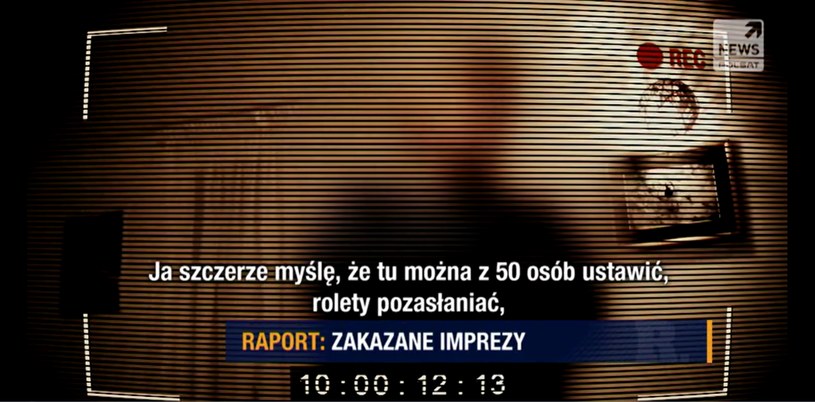 Dziennikarze programu "Raport" przyjrzeli się jak w pandemii funkcjonuje branża weselna /Screen z Polsat News /Polsat News