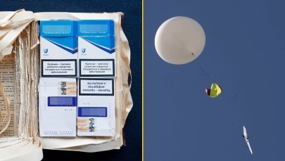 Dziesiątki balonów z białoruską kontrabandą. Jeden z nich spadł w Polsce