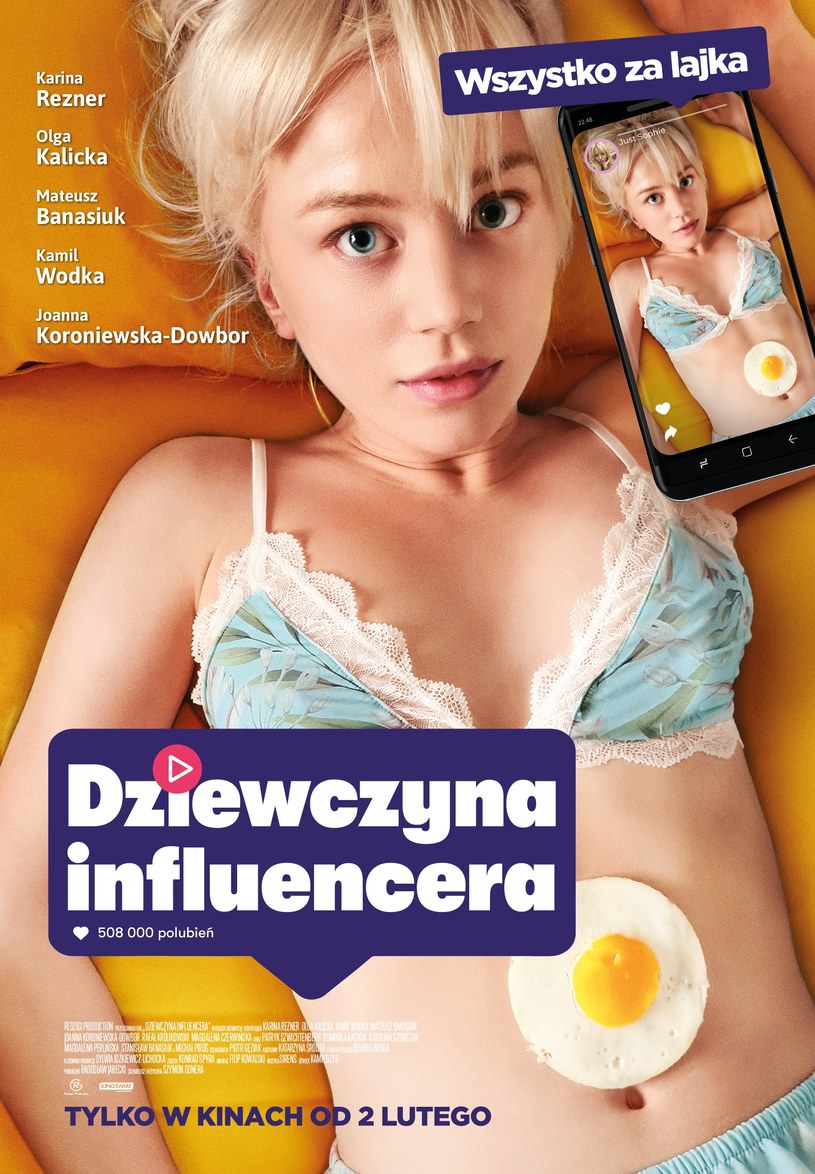 "Dziewczyna influencera" trafi do kin 2 lutego 2024 /Kino Świat /materiały prasowe