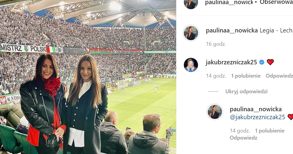 Dziewczyna Rzeźniczaka, Paulina Nowicka Instagram /Instagram