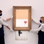 "Dziewczynka z balonikiem": Rekordowa kwota za zniszczony obraz Banksy'ego