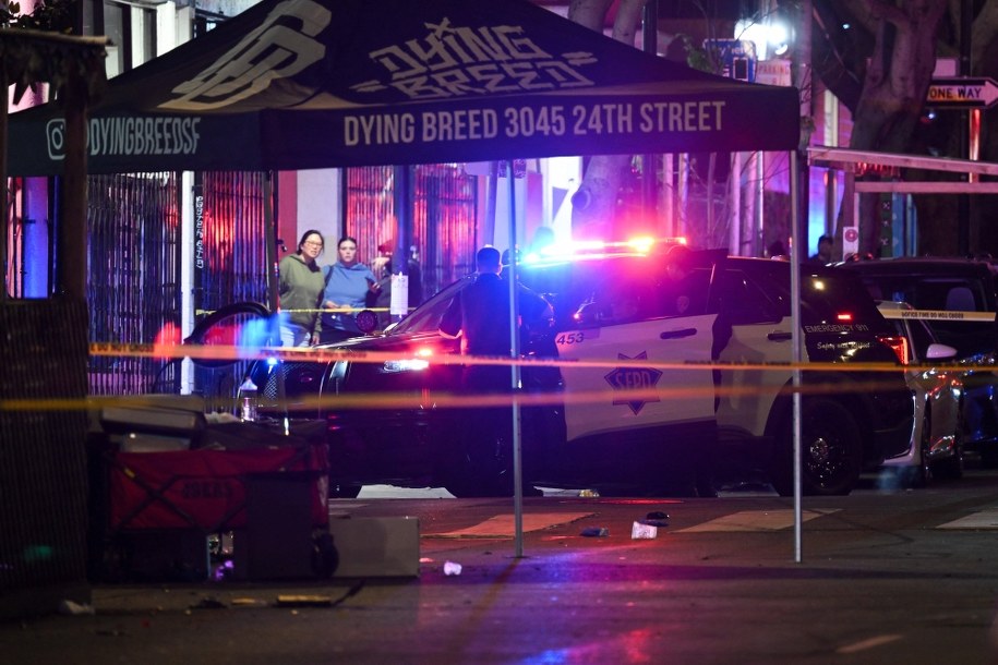 Dziewięć ofiar strzelaniny w San Francisco /Tayfun Coskun/Anadolu Agency /PAP/Abaca