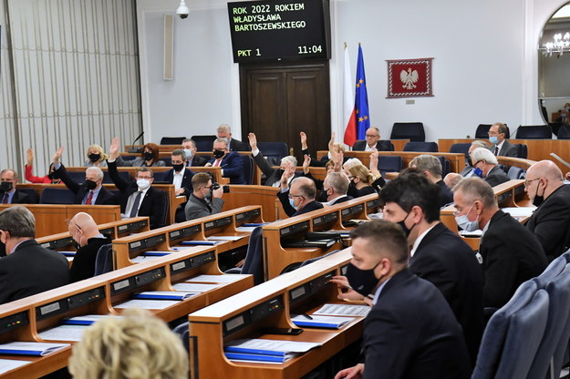 Dzisiejsze posiedzenie Senatu /Piotr Nowak /PAP