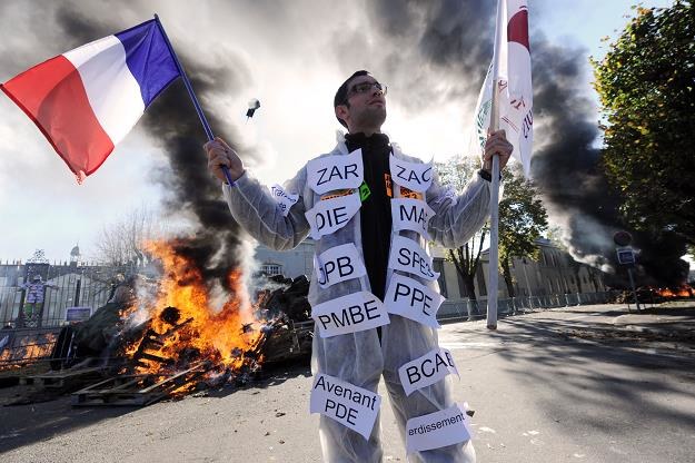 Dzisiejszy protest rolników we Francji /AFP