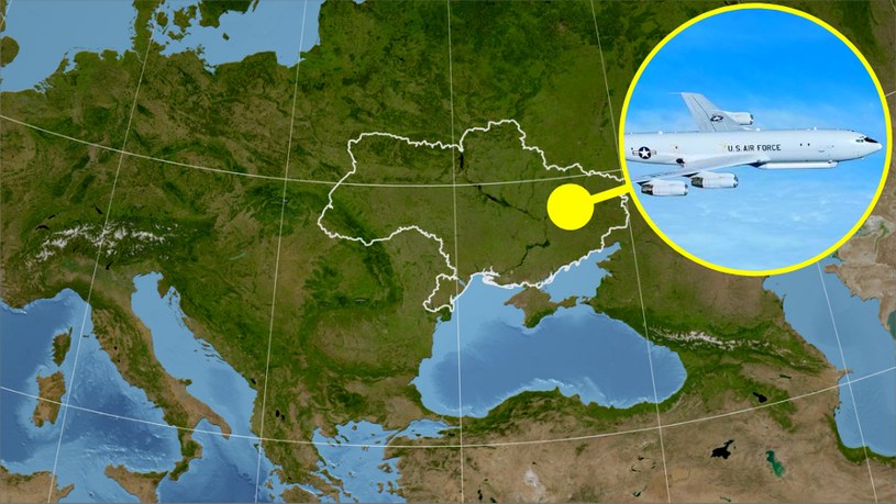 E-8C JSTARS zauważono na ukraińskim niebie. Mogło wysłać go tam tylko jedno państwo /123RF/PICSEL