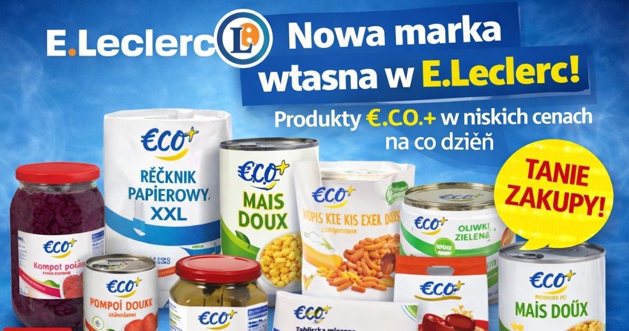 E.Leclerc uruchamia markę własną i obniża ceny codziennych zakupów /Midjourney /INTERIA.PL