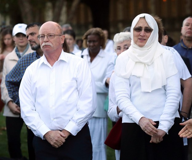 Ed i Paula Kessig - rodzice zamordowanego Amerykanina //Steve C Mitchell /PAP/EPA