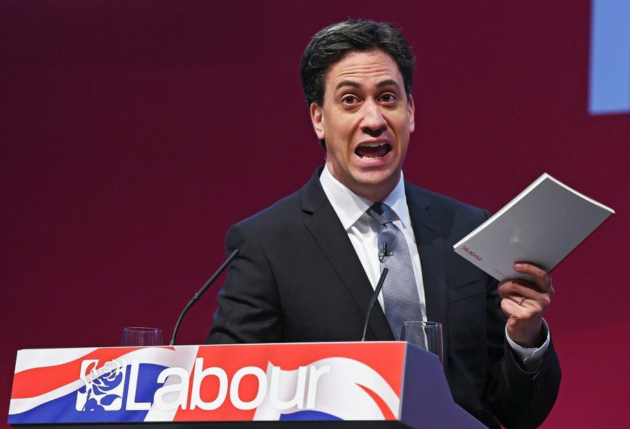 Ed Miliband /ANDY RAIN /PAP/EPA
