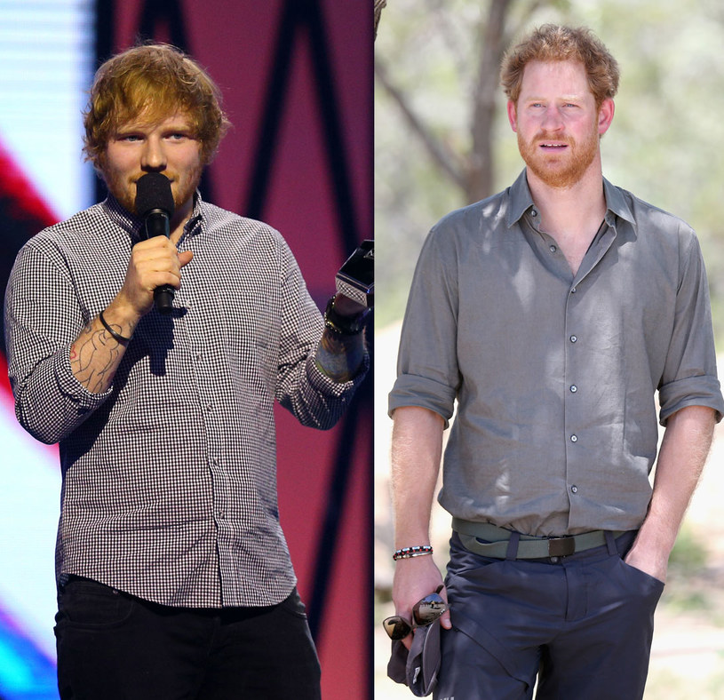 Ed Sheeran i książe Harry /Graham Denholm/Chris Jackson /Getty Images