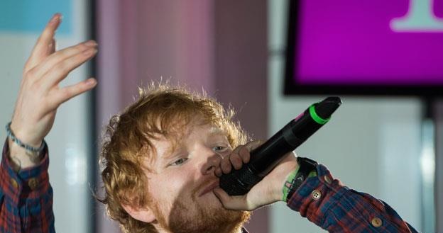 Ed Sheeran na scenie - fot. Joerg Koch /Getty Images