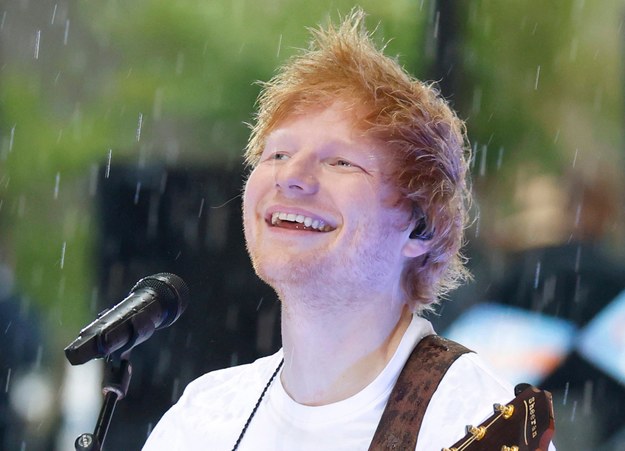 Ed Sheeran podczas koncertu w Nowym Jorku /JOHN ANGELILLO /PAP/Newscom