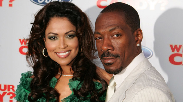 Eddie Murphy z narzeczoną Tracey Edmonds, fot. Noel Vasquez &nbsp; /Getty Images/Flash Press Media