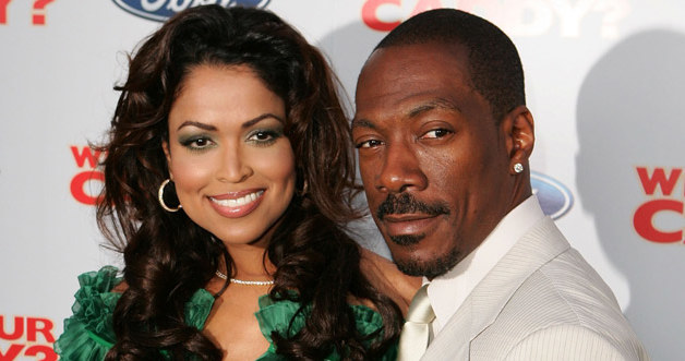 Eddie Murphy z narzeczoną Tracey Edmonds, fot. Noel Vasquez &nbsp; /Getty Images/Flash Press Media