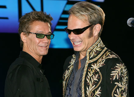 Eddie Van Halen i David Lee Roth (Van Halen) - fot. Michael Buckner /Getty Images/Flash Press Media
