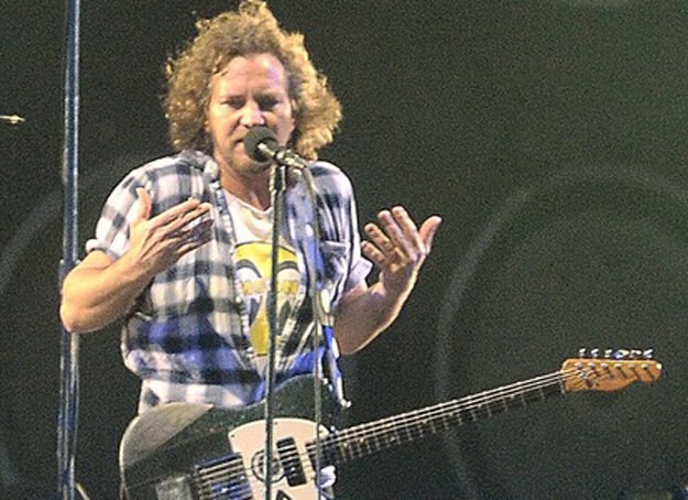 Eddie Vedder (Pearl Jam) podczas Open'er Festival w Gdyni /AKPA
