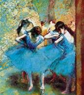 Edgar Degas, Błękitne tancerki, 1890 /Encyklopedia Internautica