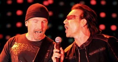 Edge i Bono /AFP