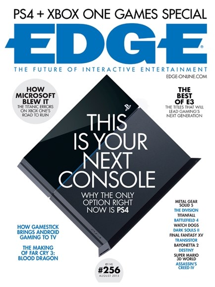 Edge - okładka sierpniowego wydania brytyjskiego magazynu /materiały prasowe